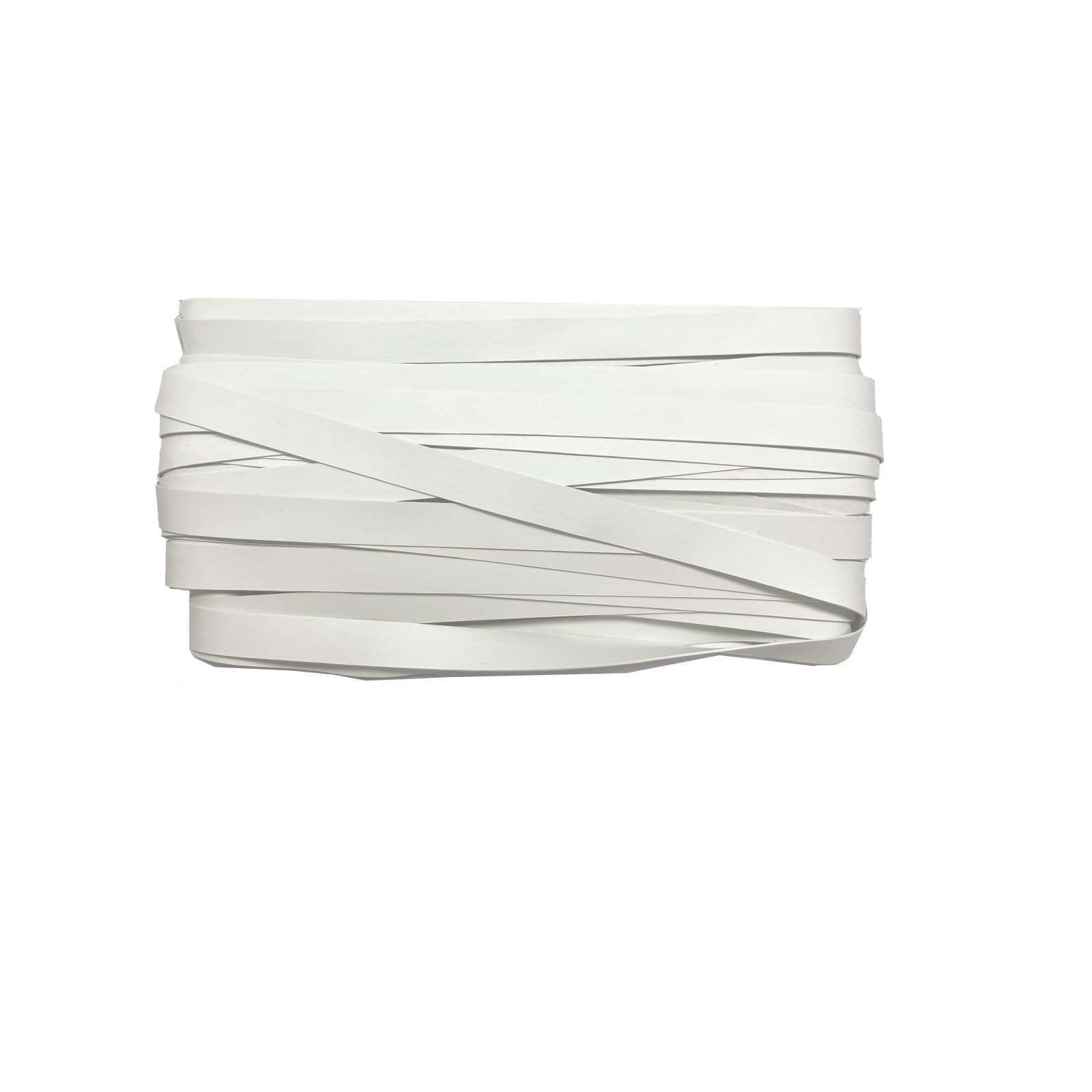 Photo 1 of 30 Yards Rubber Swimwear Elastic Band, Rubber Elastic for Swimwear, 10mm Wide White Swim Elastic for Belts, Bras, DIY Crafts