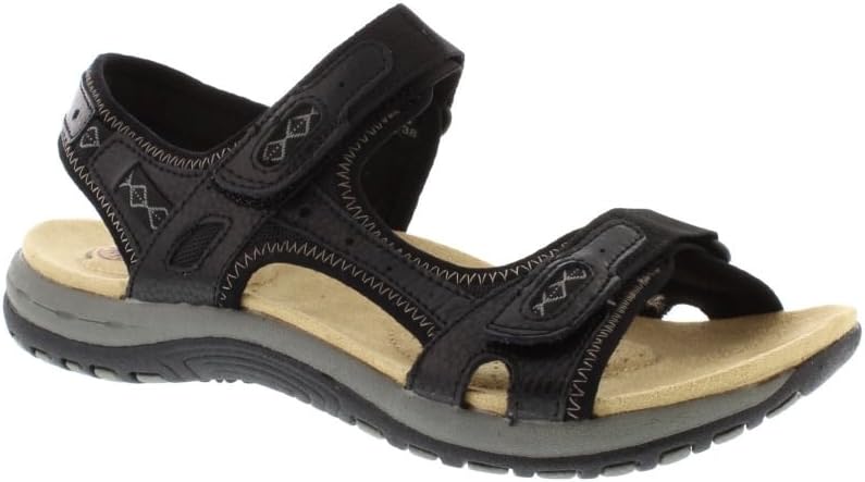 Earth Spirit Frisco - Black (Leather) Womens Sandals