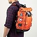 NASA Patches Rolltop Backpack Orange Bag