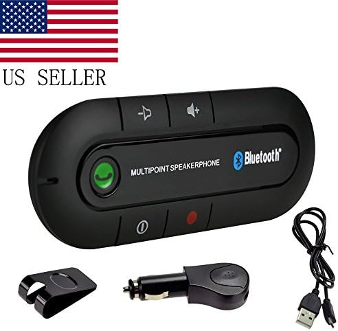 ワイヤレスマルチポイントbluetoothハンズフリーカーキットスピーカーフォンスピーカーバイザークリップfor Iphone Samusng