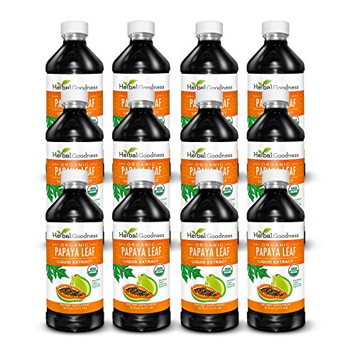 Papaya Leaf Extract Blood Platelet Support 15X Strength Natural