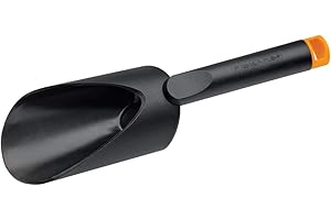Fiskars Soil Scoop - Fiber Composite Hand Shovel for Planting and Potting - Gardening Hand Tools for Indoor and Outdoor Gardening