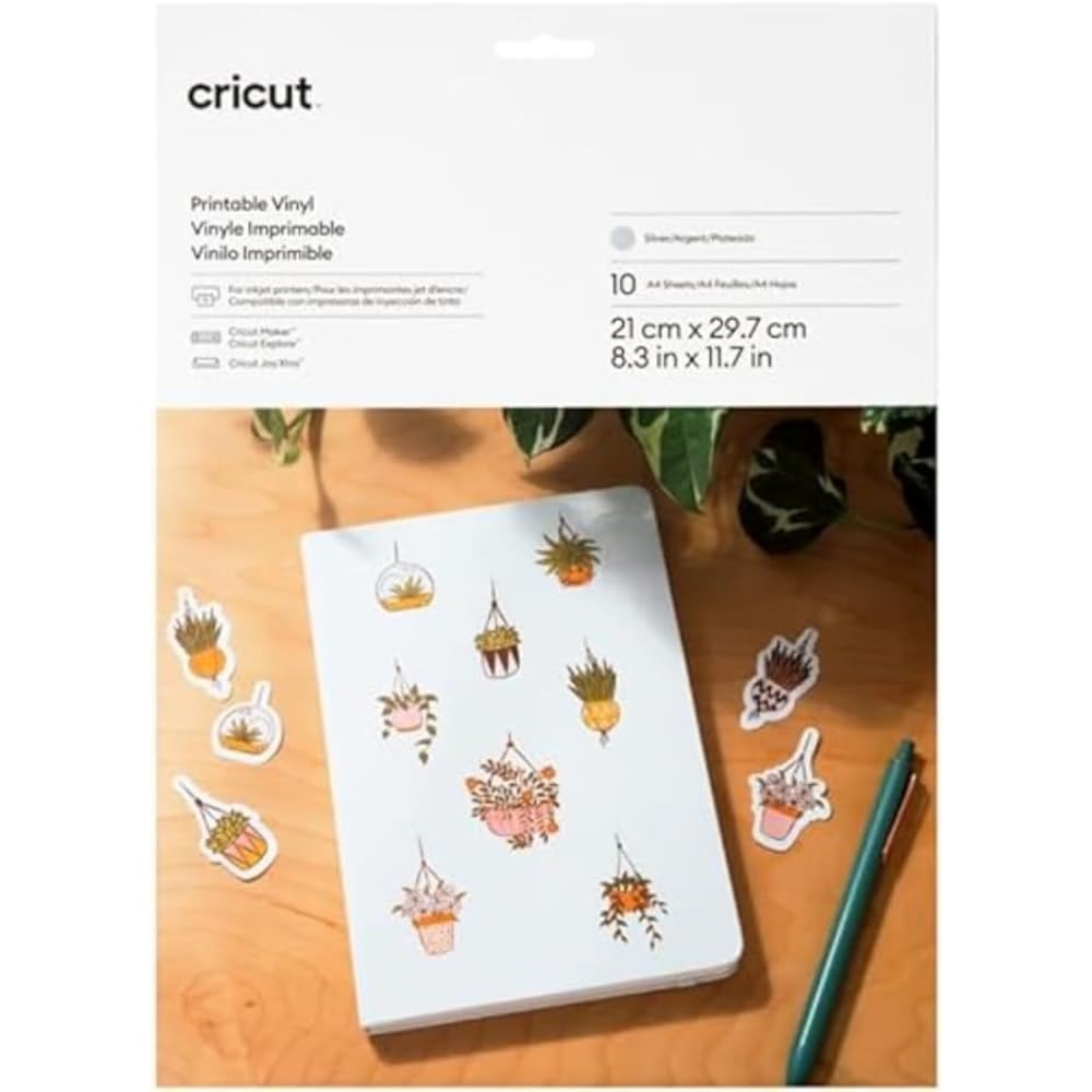 Cricut™ Printable Vinyl – A4 (10 ct)
