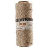 Beadsmith Hemp Twine Bead Cord .5mm 394 Feet NATURAL 42655