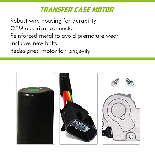 image for GOHAWKTEQ 4WD Transfer Case Shift Encoder Motor for Dodge Ram 1500 250