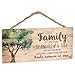 Our Family Like Branches on a Tree 5 x 10 Wood Plank Design Hanging Sign