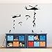 Army Wall Decals, Soldiers Parachuting from Helicopters Personalized for Kids Playroom, Children, Military Families