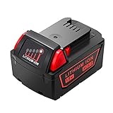 Ofpow 5.0Ah M18 Replacement Battery, 18V 90Wh Battery for Milwaukee M18 Red Lithium Battery 48-11-1850, Milwaukee Fuel Battery, Compatible with All M18 Tools & Chargers, with Fuel Gauge