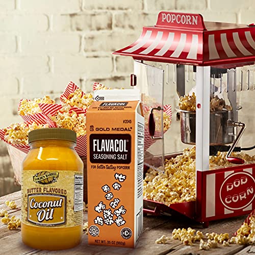 Ultimate Movie Theater Popcorn Kit Flavacol Salt (35 oz) & Golden
