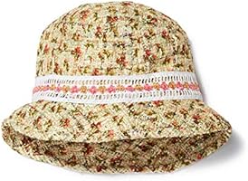 Anna Sui Rosebuds Printed Tweed Bucket Hat