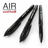 Uni-Ball AIR Micro - 0.5mm Fine Rollerball - Pack of 3 - Black - UBA-188-M
