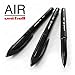 Uni-Ball AIR Micro - 0.5mm Fine Rollerball - Pack of 3 - Black - UBA-188-M