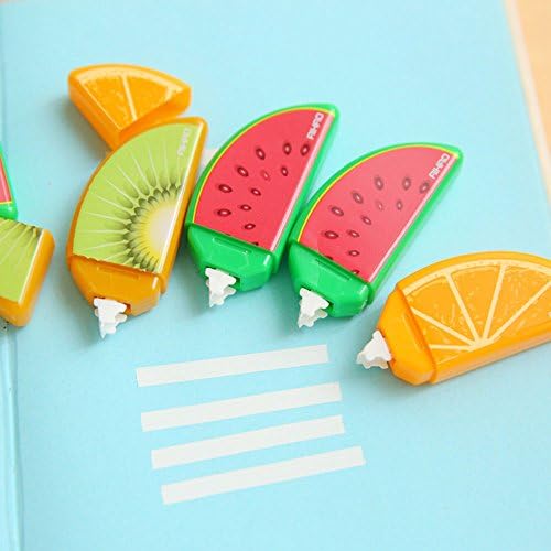 3pcs Cute Plastic Fruit Correction Tape kids Students School Supplies Stationery