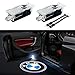 Car Door LED Logo Projector Light,Homose Ghost Shadow Welcome Lights Symbol Emblem Courtesy Step Lights Ground Lamp Kit (For BMW 2 Pack)
