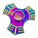Mbaoluo Spinner Fidget EDC ADHD Focus Toy Ultra Durable High Speed 1-5 Min Spins Precision Kirsite (Rainbow -B)