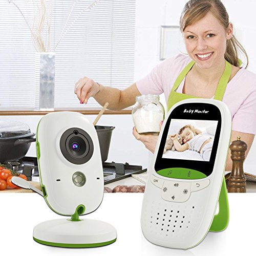 Video Baby Monitor with Auto Night Vision Digital Camera, Two Way Talkback, Temperature Sensor, Lullabies, VOX Function, Feed Alarm/Timer Setting and 20 Hours Standby (2.0 Inch LCD Display) - Thumbnail 6