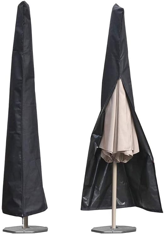 75 Large Patio Umbrella Covers Outdoor Heavy Duty Umbrella Cover Patio Waterproof Market Parasol Covers With Zipper And Drawstring Cord Jjz06 Amazon Ca Patio Lawn Garden