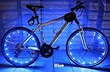 Allnice 2 Pack Water Resistant Cool 20 LED Bicycle Bike Cycling Wheel Light Safety Light Spoke Light Lamp Lightweight Accessory