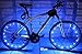 Allnice 2 Pack Water Resistant Cool 20 LED Bicycle Bike Cycling Wheel Light Safety Light Spoke Light Lamp Lightweight Accessory