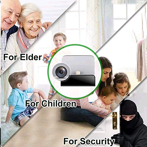 LIZVIE Mini Hidden Camera,iPhone Charger Spy Camera Nanny Cam with USB