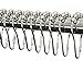 eT's Premium Shower Curtain Hooks Rings – Heavy Duty 100% Stainless Steel Polished Chrome, Set of 12 – Decorative, Easy to install, Smooth Gliding Rust-Free Hooks