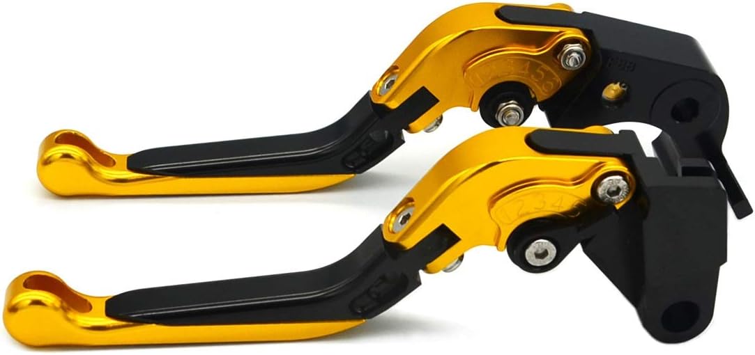DANJIA For KAWASAKI Kawasaki Z900RS Motorcycle Refit Parts Handlebar Foldable Retractable Motorcycle Accessories (Color : Gold)