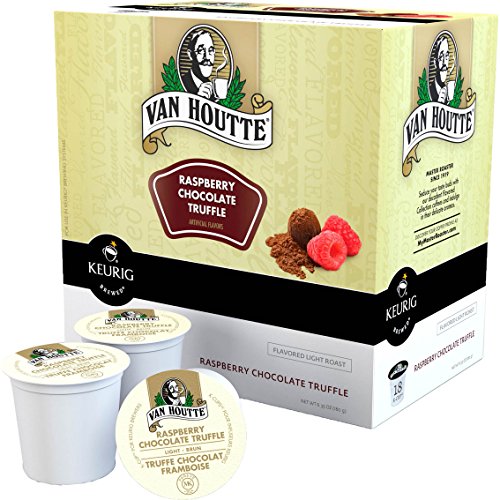 72 Count - Van Houtte Raspberry Chocolate Truffle Coffee K Cup For Keurig K-Cup Brewers and 2.0 Brewers