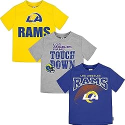 Gerber Unisex Baby NFL 3 Pack Short Sleeve Fan Tee