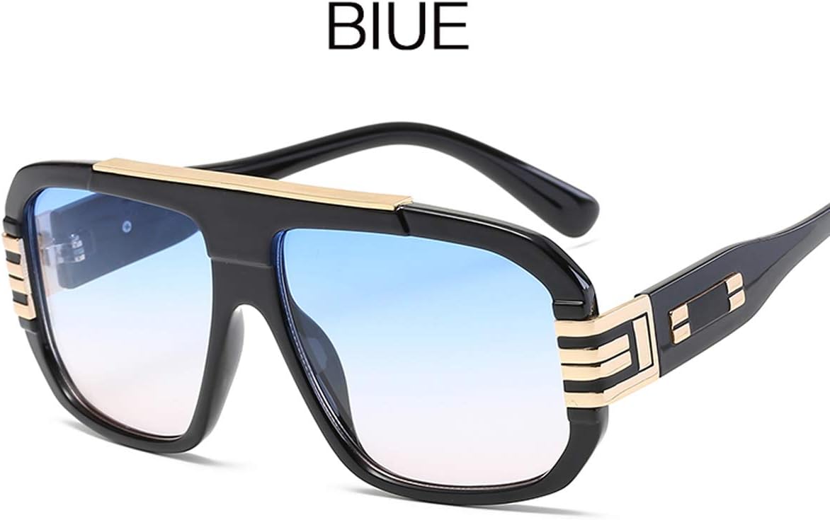 ZJWZ New Trend Big Box Sunglasses UV Protection Unisex Personality Sunglasses