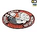 M-Tac Morale Patches Nordic Invasion - PVC 3D Military Tactical Patch Viking - Til Valhall (Red/Viking Invasion)