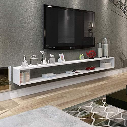 飾り棚 壁掛け ウォールシェルフ リモコン 収納 セットトップボックスルータープロジェクターdvdプレーヤースカイボックス収納棚フォト本玩具展示棚 壁掛けテレビの棚ウォールシェルフフローティング棚 色 黒 サイズ さいず 60 Cm 60 Cm 白 140cm Adabnama Com