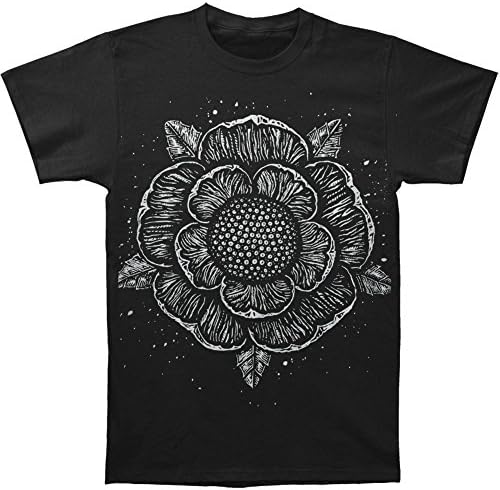 Sworn In Men's Iconic Flower T-shirt Medium Black