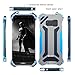 Samsung Galaxy S8 Plus Metal case,Feitenn® Hybrid Armor Alloy Aluminum Metal Bumper Frame case Anti-Scratch Sturdy Hard Metallic Military Heavy Duty Case for S8 Plus (Blue)