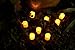 KMSdeco LED Tealight Candles with Timer - Votive Candles Battery Operated - Waterproof - Amber Light 4 Pack