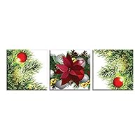 3 Piece Canvas Wall Art Christmas Canvas Prints Home Artwork Decoration for Living Room,Bedroom - 12