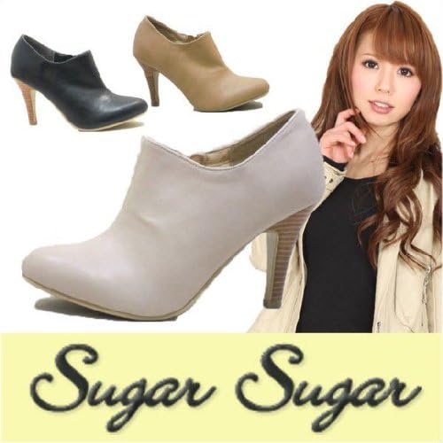 Amazon ﾌﾞｰﾃｨ ﾊﾟﾝﾌﾟｽ Pumps Sugar Sugar ｼｭｶﾞｰｼｭｶﾞｰ 5463 ﾊｲﾋｰﾙ ｽﾌﾟﾘﾝｸﾞ ﾌﾞｰﾂ 美脚 靴 黒 M 23 0 23 5cm ブラック Sugar Sugar シュガーシュガー ブーツ ブーティ