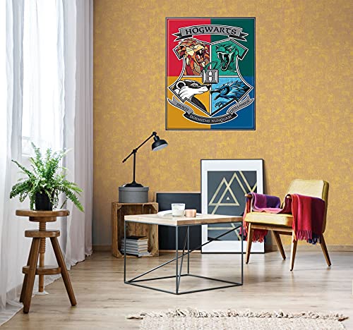 Diamond Painting Kits for Adults Harry Magic Boy Potter Diamond Painting Magic Badge Home Wall Decor 12x16inc