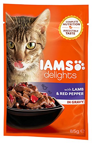 Iams Delights Adult With Lamb and Red Pepper In Gravy, 85 g