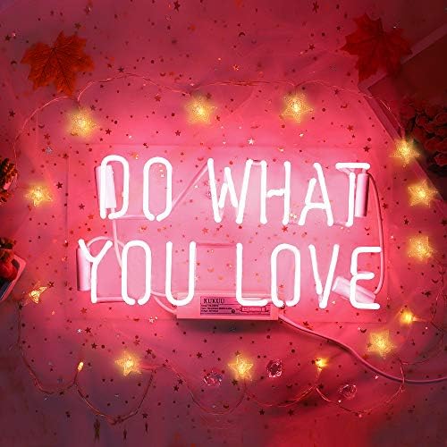 Do What You Love Neon Sign Neon Signs Neon Lights Halloween Signs Neon Wall Signs Pink Neon Room Lights Custom Neon Words For Wall Bedroom Room Apartment Studio Party Christmas Decor Buy