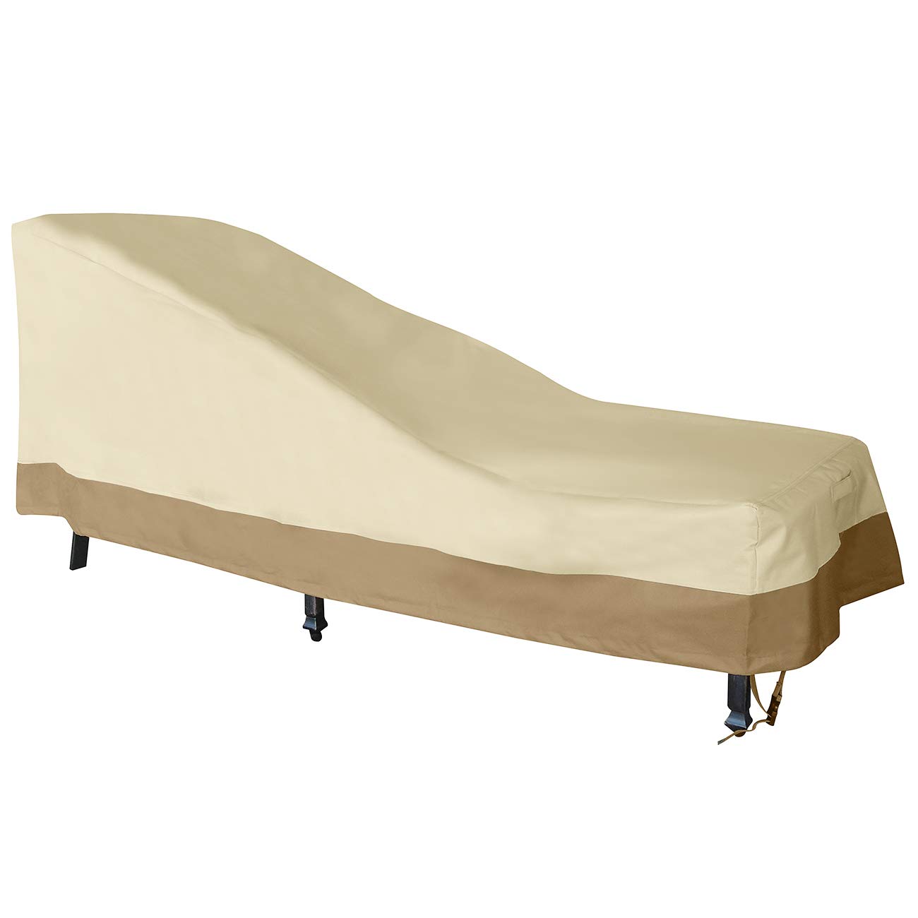 Photo 1 of Vanteriam Patio Chaise Lounger Cover, Heavy Duty Waterproof 600D Oxford Fabric Outdoor Furniture Lounge Chair Cover for All Weather Protection, Large Size W29.5''x D78''x H32''/14''