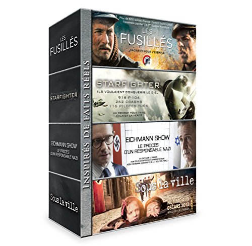 Secrets D'histoire - Coffret 4 Films : Les Fusillés + Starfighter + Sous La Ville + The Eichmann Show - Pack