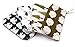 Set of 4 - Adorable Pencil Case Pen Zipper Bag Coin Organizer Makeup Costmetic Bag Pouch (Forest)