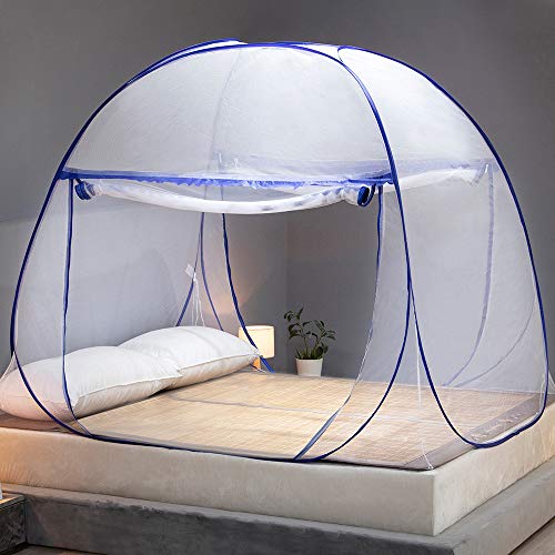 OTraki Pop up Mosquito Net 72 x 78 x 59 inch Anti Mosquito Bed Tent