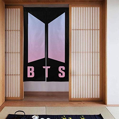 Bts Kpop Bangtan Boys のれん和風 カーテン 暖簾 室内インテリア キッチン ファブリック お部屋 飾り装飾 窓 部屋 玄関 ベッドルーム 客間用 遮光 カーテン86 143cm