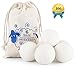 Wool dryer balls,Pack of 6 XL 2.8