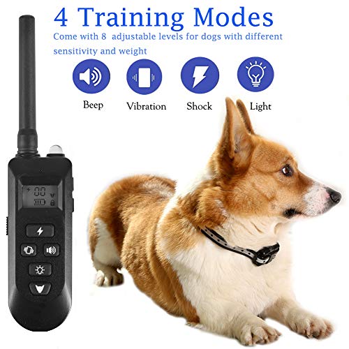 ZIFEIPET Dog Training Collar Shock Collars for Dogs with Remote 4 Training Modes, Shock Vibration, Beep and LED Mode… - Image 4