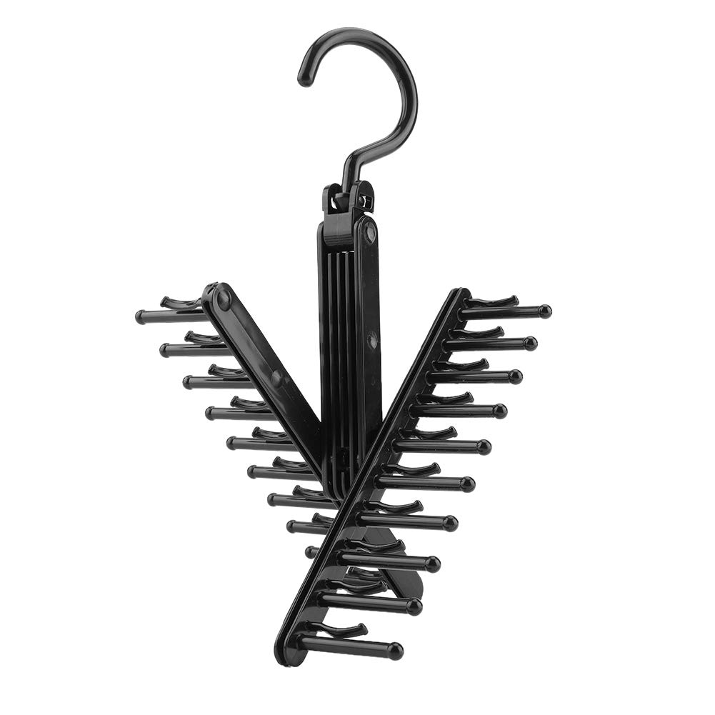 Wifehelper Adjustable Cross X Tie Rack Belt Scarves Hook Hanger Holder Organizer Hold up to 20 ties or belts