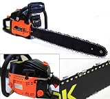 NEW 22" Gas Chainsaw Wood Cutter w Electronic Ignition Power Equipment 2.4HP