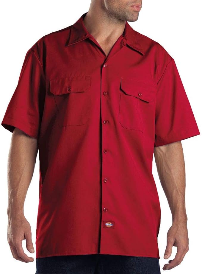 Dickies Men's Short Sleeve Work Casual Shirt Amazon.co.uk Clothing