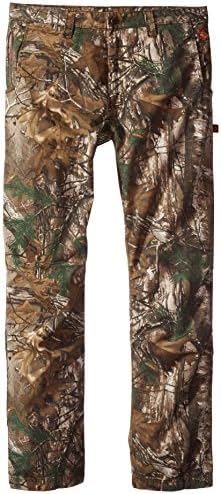 Justin Flame Resistant Men's Lightweight Twill Pant In Xtra Camo Fabric, Realtree, 38x32